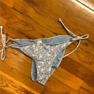 Bikini bottom (light blue with flowers)